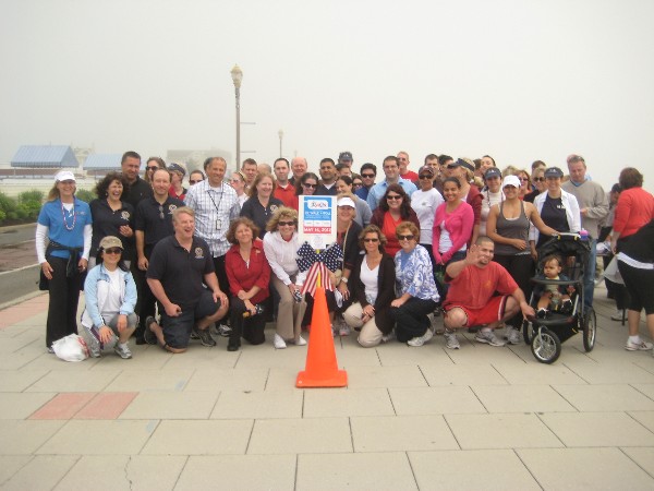 The chapter's team joins forces with a team from the U.S. Department of Veterans Affairs to support returning warfighters through a fundraising walk event in May.